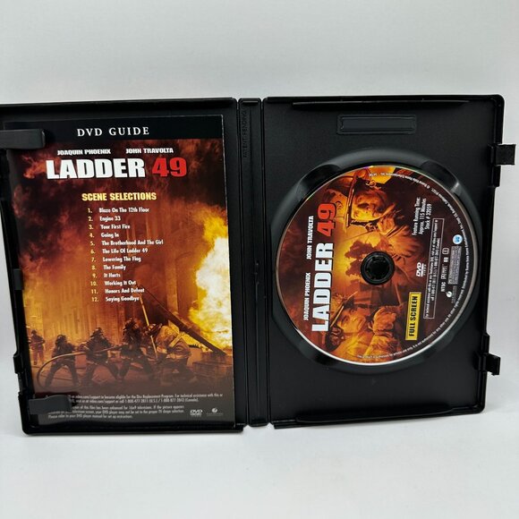 Ladder 49 DVD Joaquin Phoenix John Travolta Full Screen Firefighter Movie - Picture 4 of 6